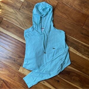Lacoste Long Sleeve Tee Hoodie